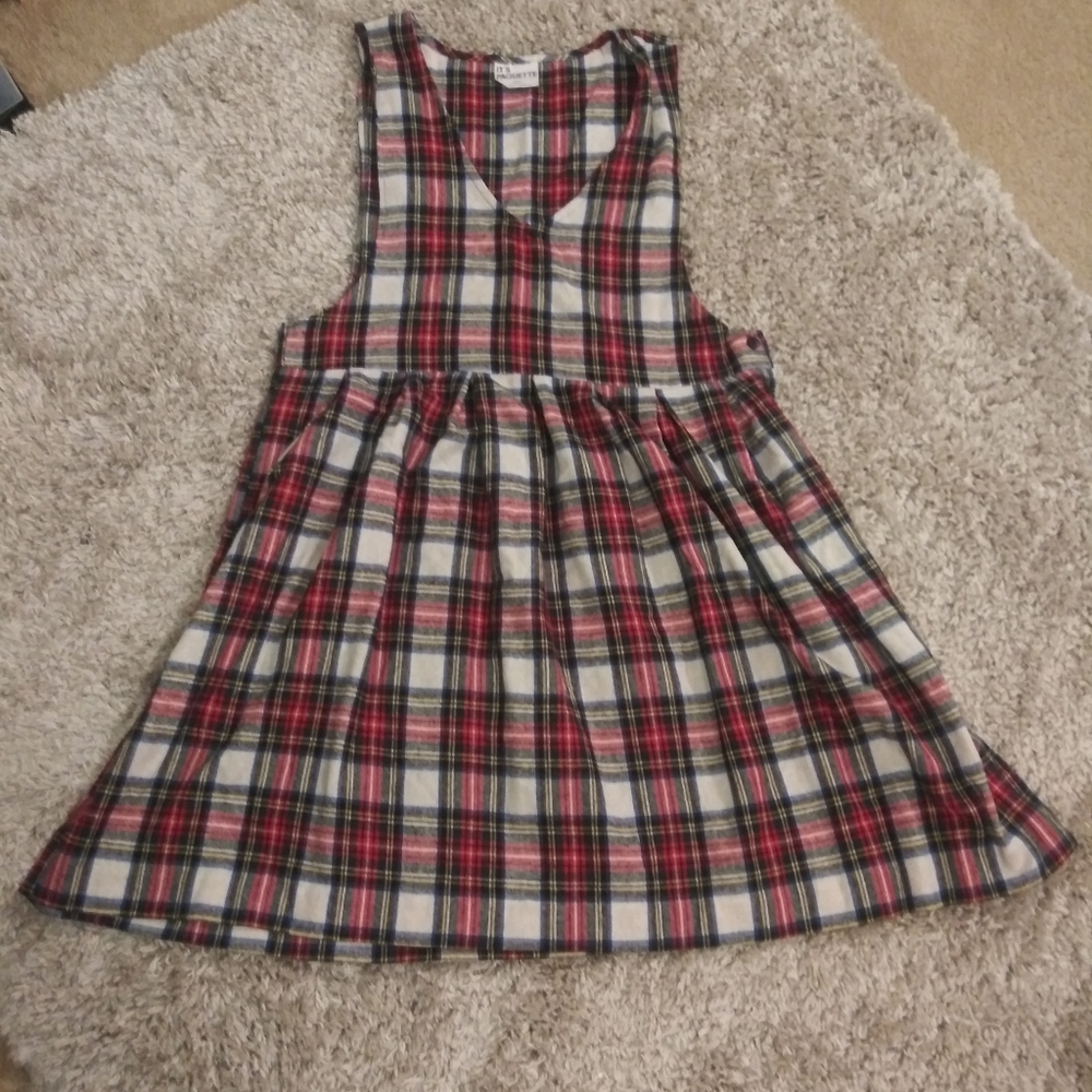 Vintage 70s overall Dress- It's Paquette size 24